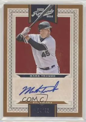 2016 Panini Prime Cuts Base VI Auto Holo Gold /25 Mark Trumbo #178 • $6.87