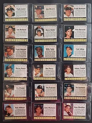 1961 Post Cereal Box (Hand Cut) Baseball Cards - PICK YOUR CARD - F VG EX NM • $9.99