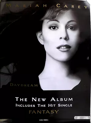 Rare Mariah Carey Daydream 1995 Vintage Original Music Store Promo Poster • $34.99