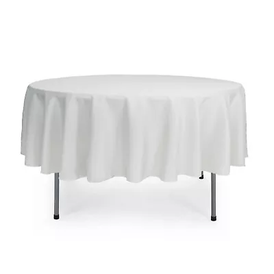 YCC Linens - 90 Inch Round Polyester Tablecloths For Weddings And Parties • $22.49