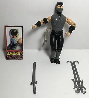 MORTAL KOMBAT (Hasbro 1994) Vintage SMOKE 3.75  Figure • $34.95