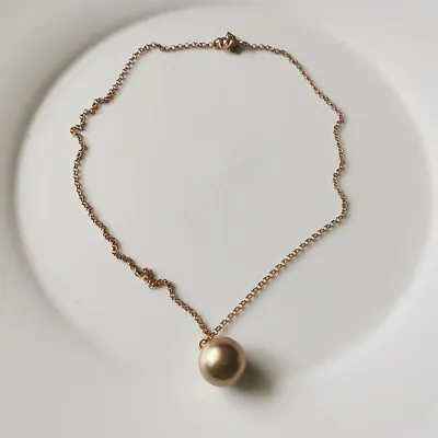 $9.99 • Buy New 20  Zara Ball Pendant Necklace Gift Vintage Women Party Holiday Jewelry