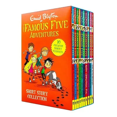 £18.82 • Buy The Famous Five Adventures Short Story Collection 10 Books Box Set Enid Blyton