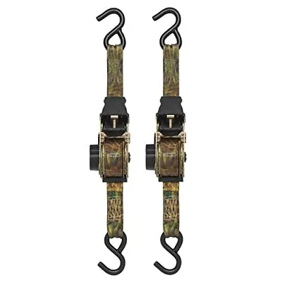 SMARTSTRAPS 10’ Retractable Ratchet Straps 2 Pack Heavy Duty Camo Ratchet Straps • $39.61