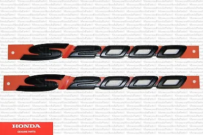 Genuine Honda S2000 CR OEM Matte Black Emblem Kit (Includes Both Sides) • $112
