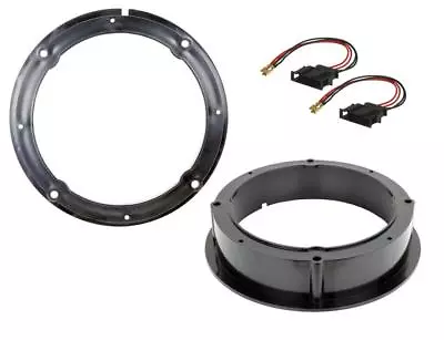 £9.73 • Buy Skoda Fabia Front And Rear Door Speaker Adaptor Rings Spacers Kit 165mm 6.5 