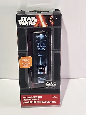 Disney Star Wars Darth Vader Rechargeable Power Bank 2200 MAh • $7.19