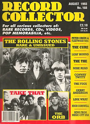 RECORD COLLECTOR No. 168 ROLLING STONES THE ORB TAKE THAT THE CURE PETER GREEN • £5.99
