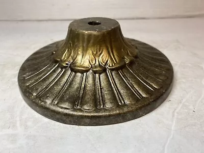 Vintage Brass Tone Metal Lamp Base • $24.95