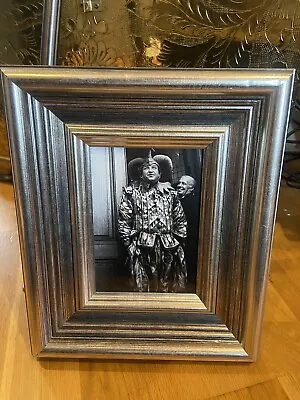 Dave Courtney Famous Jester Picture In Silver Frame 30 X 25cm • £30