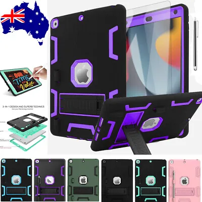 For IPad 9th/8th/7th Gen 10.2 Inch Case Shockproof Heavy Duty Rugged Stand Cover • $10.89