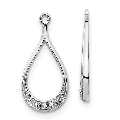 $152.99 • Buy 14k White Gold Diamond Earring Jackets