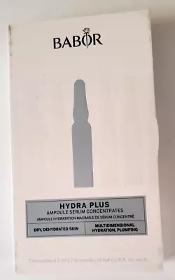 NIB Babor HYDRA PLUS Ampoule Concentrates For Dry Dehydrated Skin 7x Ampoules • $16