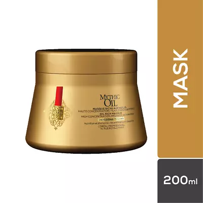 L'Oreal Professionnel Mythic Oil Argan Oil Rich Hair Masque (200ml) • $28.40