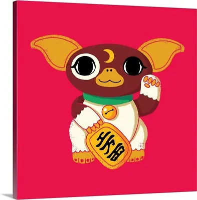 Lucky Mogwai Canvas Wall Art Print Fantasy Home Decor • $163.99