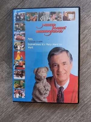 Mister Rogers' Neighborhood Rare DVD Pets Episode 1499 Sometimes It's Very Hard • $17.55