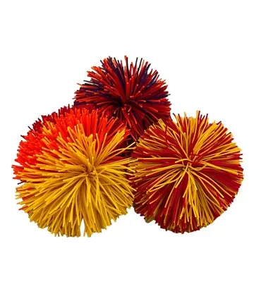 Vintage Kosmic Koosh Style Ball Lot Of 3 Multicolored Great Condition • $25