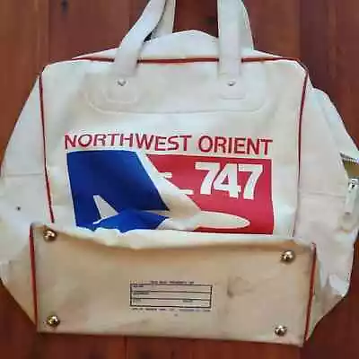 Vintage Costume Northwest Orient Airplane Stewardess Flight Attendant Bag • $40