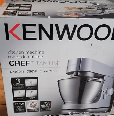 Kenwood Chef Titanium Kitchen Machine Stainless Steel - 5 Qt - Kitchen Mixer - • $300