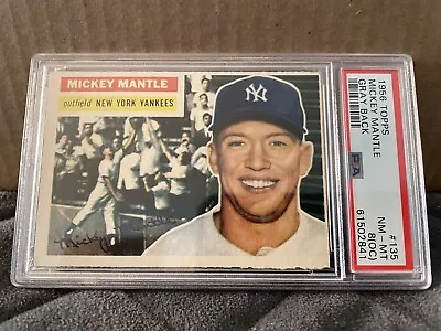 1956 Topps Mickey Mantle PSA 8 • $11500