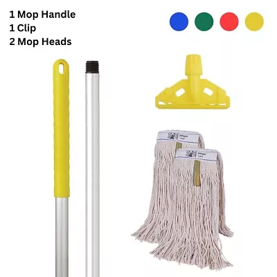 Kentucky Hard Surface Complete Mop Set With Extra Cotton Mop Head (340g) • £17.77