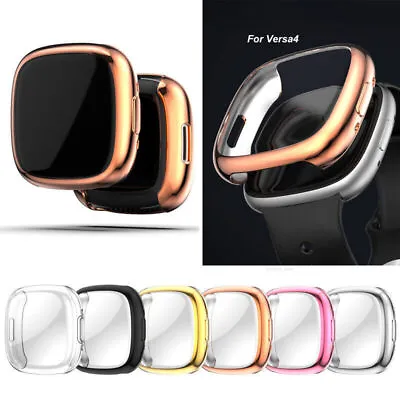 OZ Soft 360° Full Screen Protector Case Cover For Fitbit Versa 4 /Sense 2 Case • $9.99