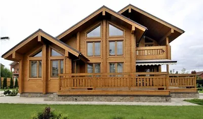 $295964 • Buy Log House Kit # Lh-237 Eco Friendly Wood Prefab Diy Building Cabin Home Diy Easy
