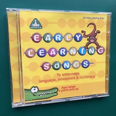 EARLY LEARNING SONGS Children's CD Letters Sounds Numbers Counting Movement • £20