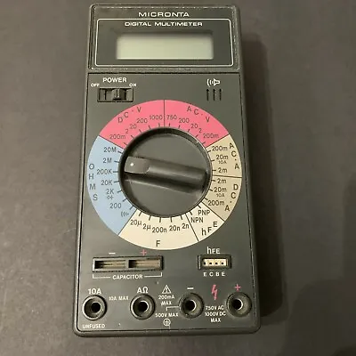 Micronta LCD Multimeter Model 22-194 Transistor HFE Free Shipping • $39.99