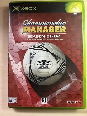 Microsoft Original Xbox Championship Manager Season 01/02 OG Xbox Video Game • £14.95