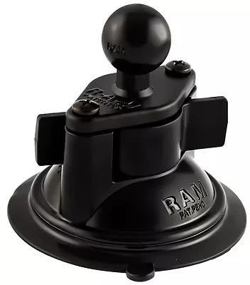 RAM Mount Suction Cup 3.25  Base Twist Lock With 1  Ball RAM-B-224-1U • $40