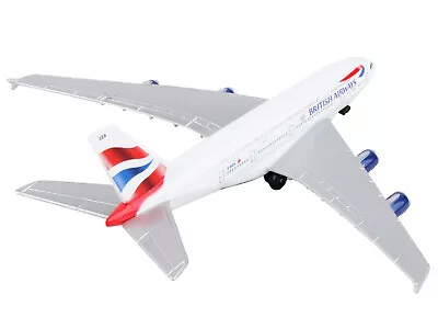 A380 Commercial Aircraft  British Airways  (G-XLEA) White With Blue And Red Tail • $22.73