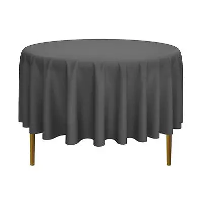 Lann's Linens - 90  Round Premium Tablecloth For Wedding/Banquet/Restaurant -... • $22.47