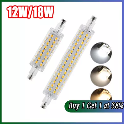 LED R7S 78mm 15W High Powerful Spotlight 118mm 30W 110V 220V COB Lamp Bulb • £5.70