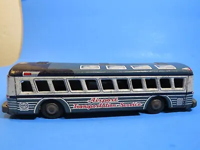 Marx Tin Litho Airport Transportation Service Bus Friction Japan WORKS!!! • $35.50