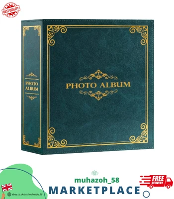 £23.99 • Buy Photo Album 6x4 Slip In, Traditional Classic Extra Large Capacity 1000 Pockets