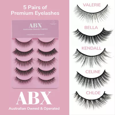$6.99 • Buy 10X 3D Handmade Fake Eyelashes Natural Long Wispy Makeup False Lashes Faux Mink 