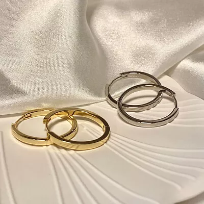 $6.99 • Buy 925 Silver,Gold Stud Hoop Earrings Romantic Women Cubic Zirconia Jewelry Gifts