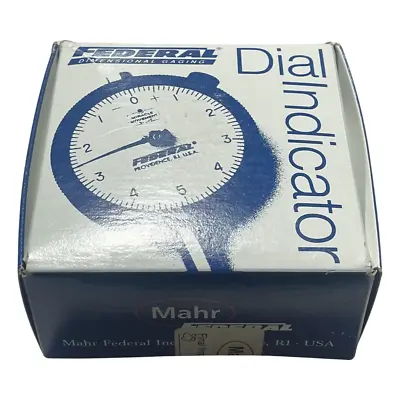 Mahr Federal Dial Indicator AGD 2  .100  Range 0-40 Dial Reading .0005  Grad • $101.99