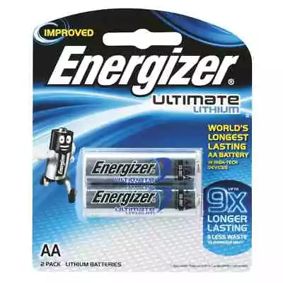 Energizer Ultimate Lithium AA Battery - 2 Pack • $19.99