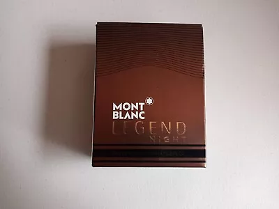 LEGEND NIGHT By Mont Blanc Cologne Men EDP 3.3 / 3.4 Oz New In Box • $33