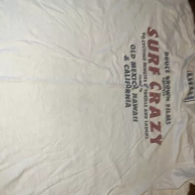 VTG Bruce Brown Films Johnson Motors Surf Crazy Heritage Collection T-shirt XL • $12