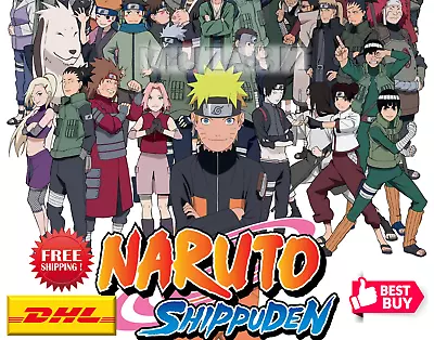 Naruto Shippuden Anime Vol. 1-720 Complete Series DVD English FREE Express Ship • $142.90