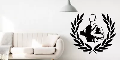 £15 • Buy Wall Sticker Laurel Leaf Man With Braces Inside Ska Vinyl Art Decal Sticker