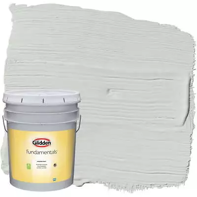 Glidden Fundamentals Interior Paint Tornado / Gray Flat 5 Gallons Low Odor • $84.99