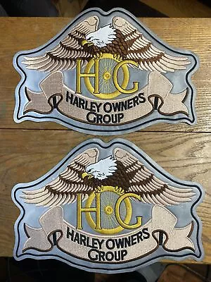 NOS HARLEY DAVIDSON HOG Vintage Eagle Patch Large 11 X 7 Iron On Or Sew • $50