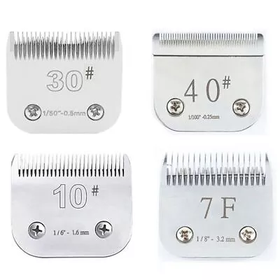 Silvery Pet Grooming Clipper Ceramic Blade  Wahl KM10 Series • $16.58