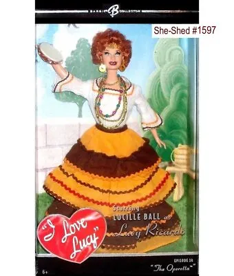 Barbie I Love Lucy Operetta Barbie G8057 Mattel 2005 Lucy Barbie • $44.95