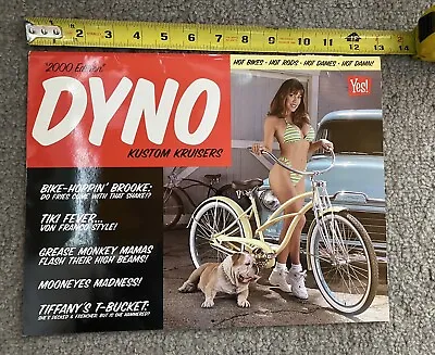 2000 Dyno Kustom Kruiser Bike Beach Cruiser Vintage Calendar - Pristine A+ • $100