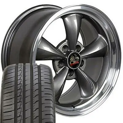 17  Anthracite 3448 Rims & 245/45ZR17 Tires SET Fit 1994-2004 Mustang Bullitt • $1239